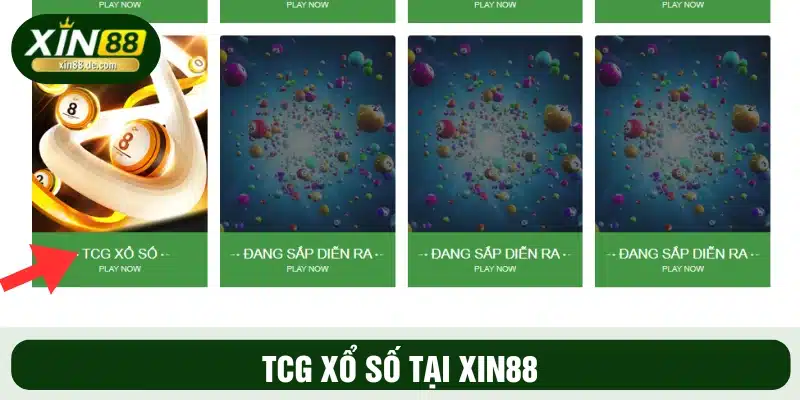 Sảnh cược TCG xổ số được XIN88 cung cấp 
